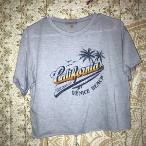 California Retro Cropped Tee